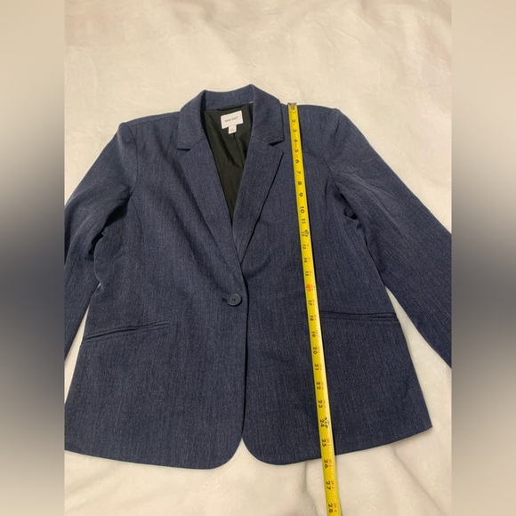 Nine West Women's Blazer Blue Pockets Casual Work Size L - Picture 5 of 11